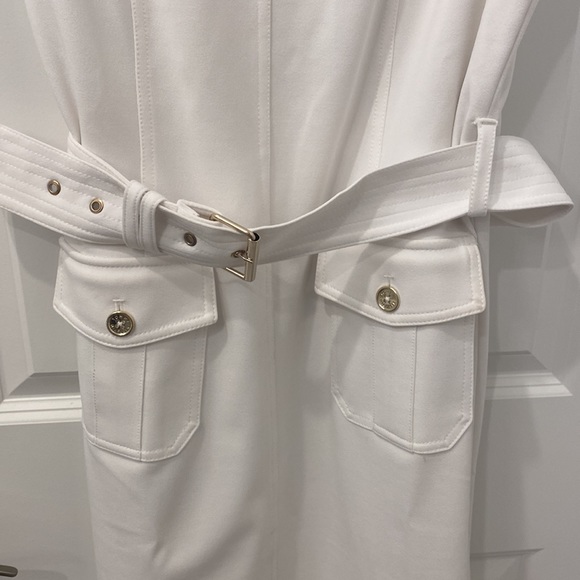 Tommy Hilfiger belted sleeveless dress - Picture 2 of 4